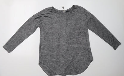 quix Womens Grey   Pullover Sweatshirt Size M