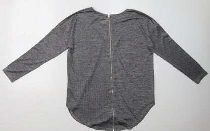 quix Womens Grey   Pullover Sweatshirt Size M