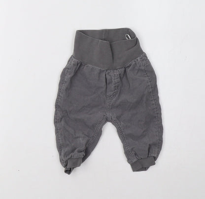 H&M Boys Grey   Track Pants Trousers Size 0-3 Months
