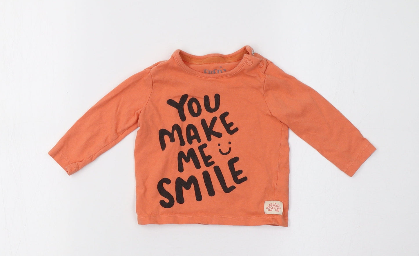 fred & fo Boys Orange   Basic Casual Size 36 Months