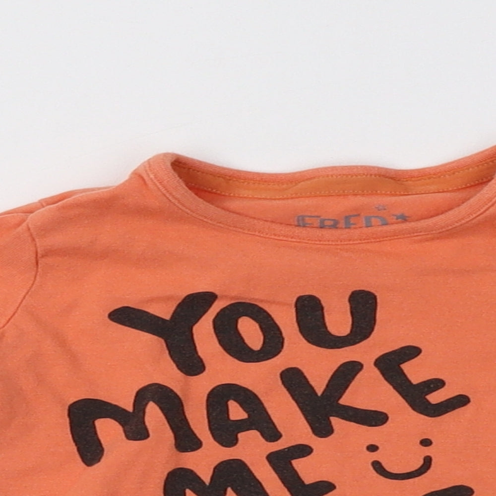 fred & fo Boys Orange   Basic Casual Size 36 Months