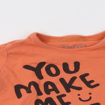 fred & fo Boys Orange   Basic Casual Size 36 Months