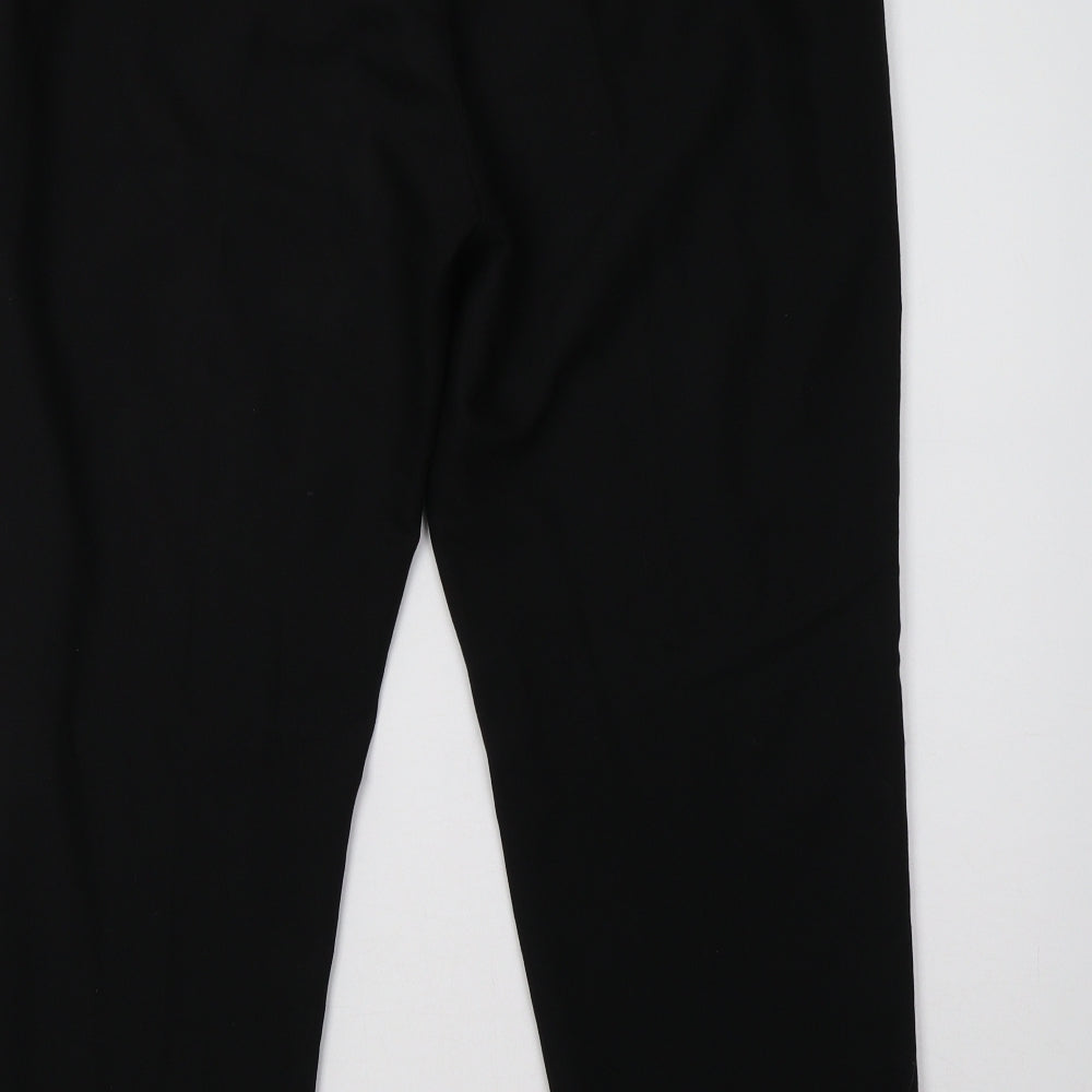 Womens UK Size 14 ASOS Regular Fit  Black Trousers