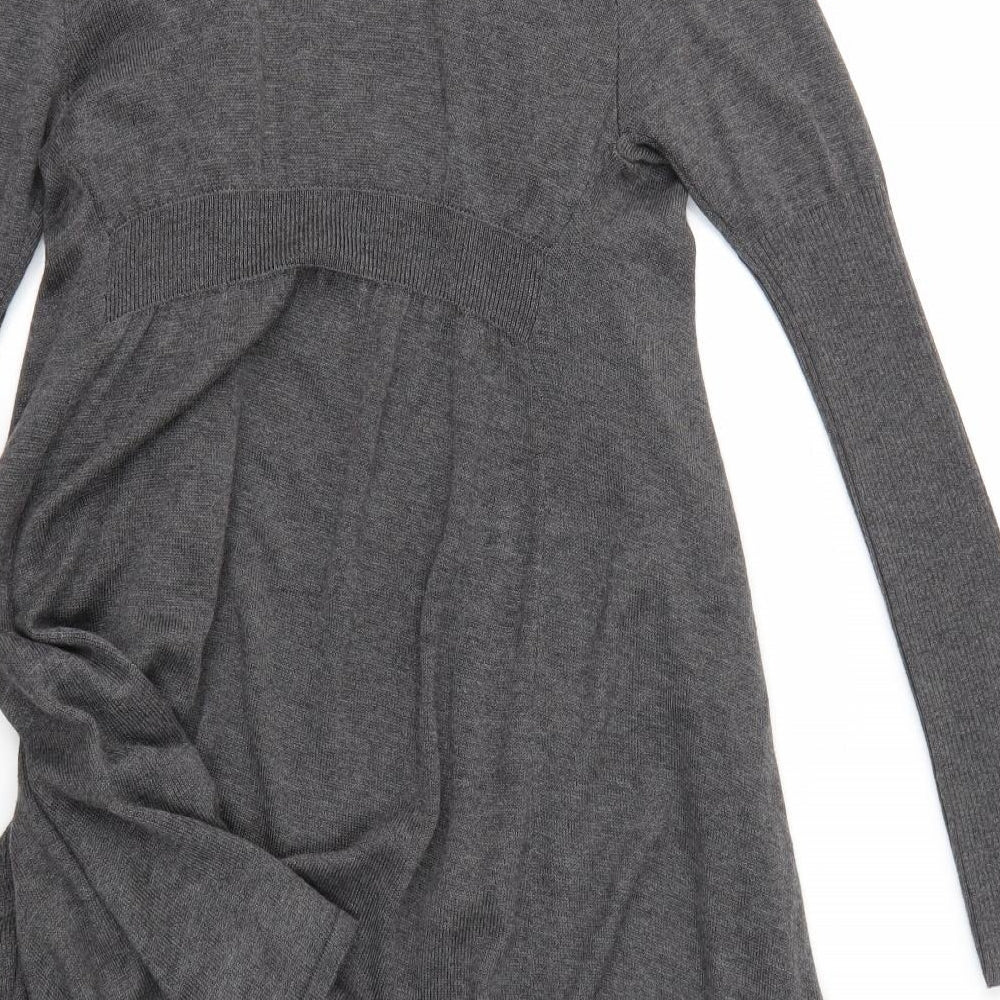Womens UK Size S M&S Grey Cardigan Jumper