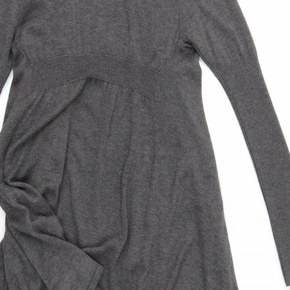Womens UK Size S M&S Grey Cardigan Jumper