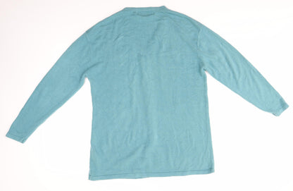 Womens UK Size One Size Casamia Blue Cardigan Jumper