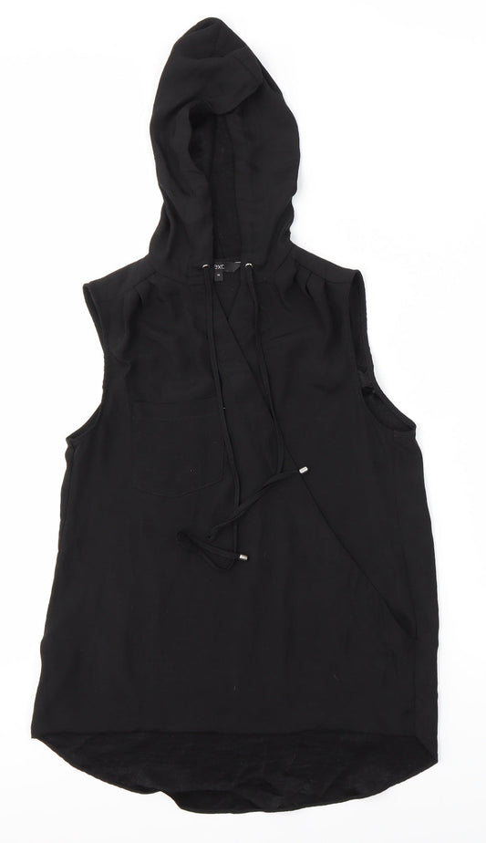 Womens UK Size 10 NEXT Black Basic Blouse