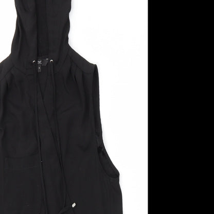 Womens UK Size 10 NEXT Black Basic Blouse
