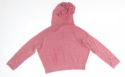 Forest Womens Pink   Pullover Hoodie Size M
