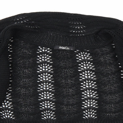 Womens UK Size L M&Co Black Cardigan Jumper