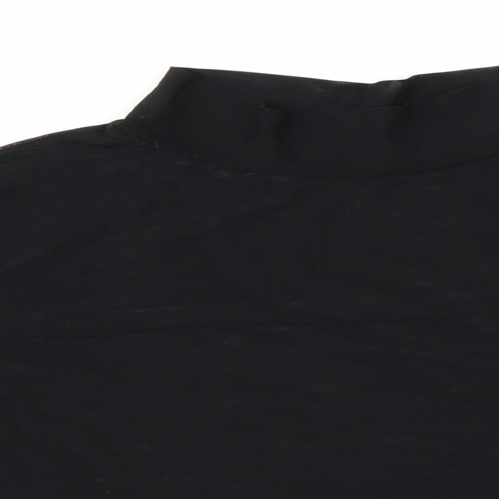 Light Before Dark Womens Black   Basic Blouse Size M