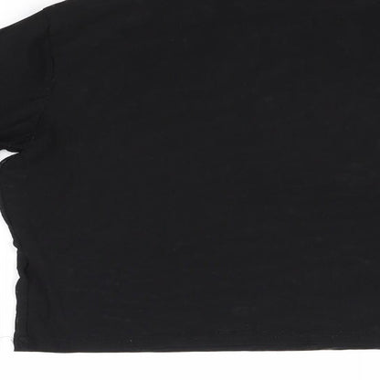 Light Before Dark Womens Black   Basic Blouse Size M