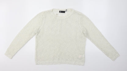Primark Womens White   Pullover Jumper Size 14