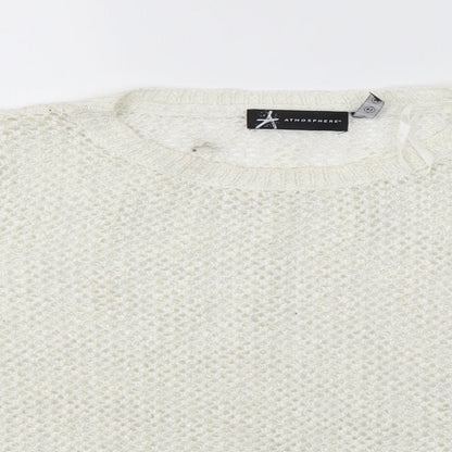 Primark Womens White   Pullover Jumper Size 14