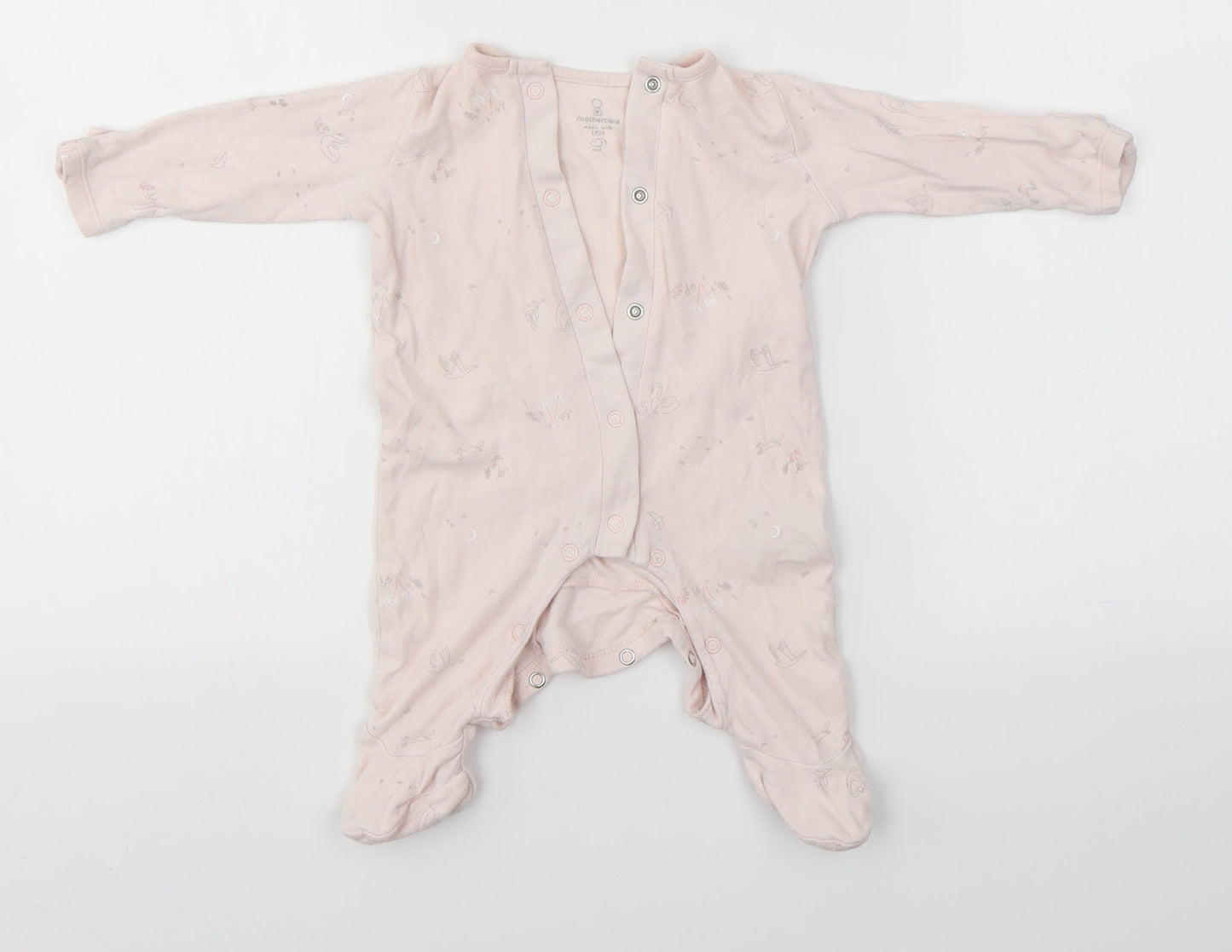 Mothercare Baby Pink   Babygrow One-Piece Size 0-3 Months