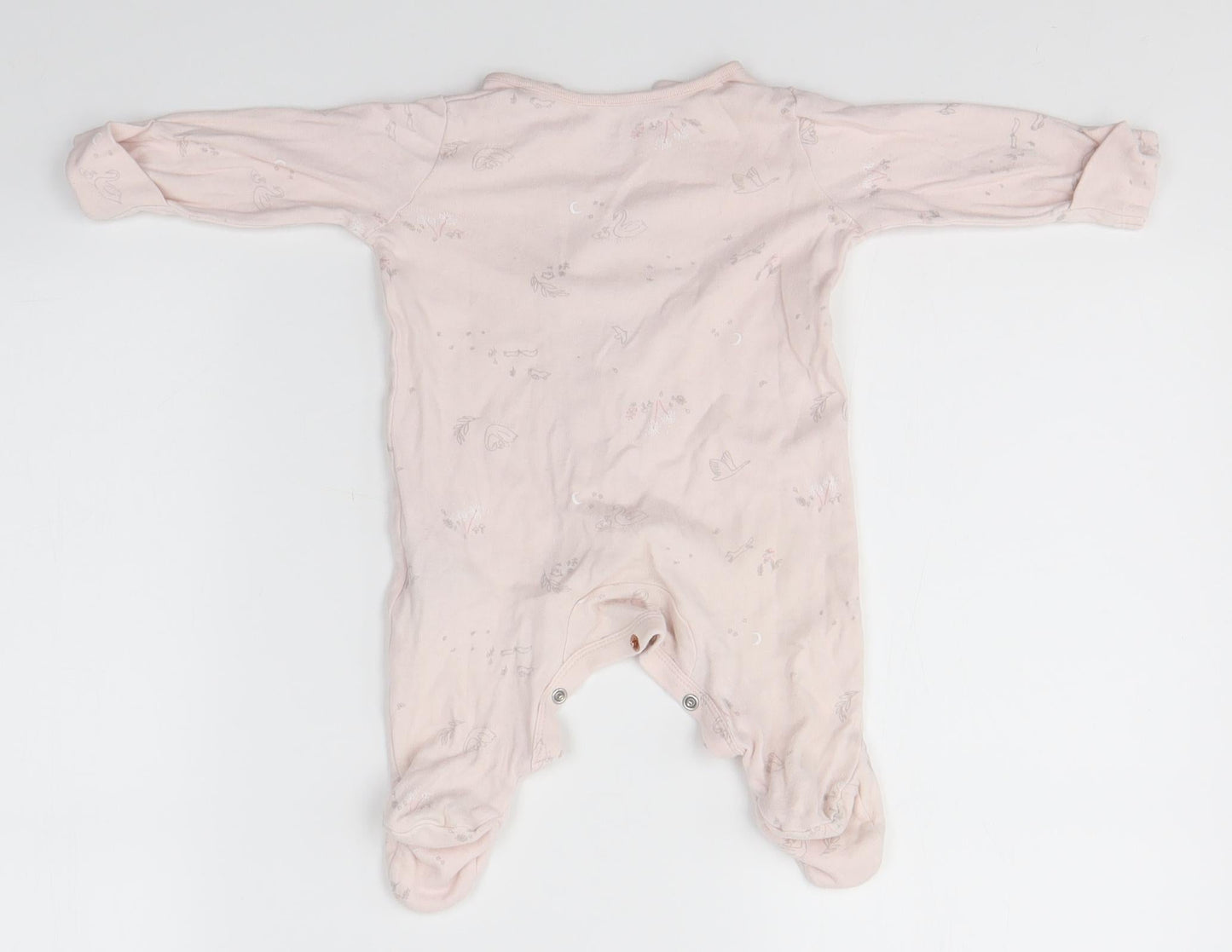 Mothercare Baby Pink   Babygrow One-Piece Size 0-3 Months