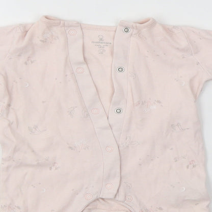 Mothercare Baby Pink   Babygrow One-Piece Size 0-3 Months