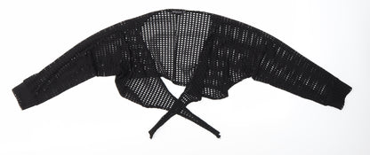 PRETTYLITTLETHING Womens Black   Cardigan Jumper Size 10