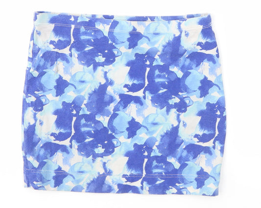 H&M Womens Blue   Mini Skirt Size XS
