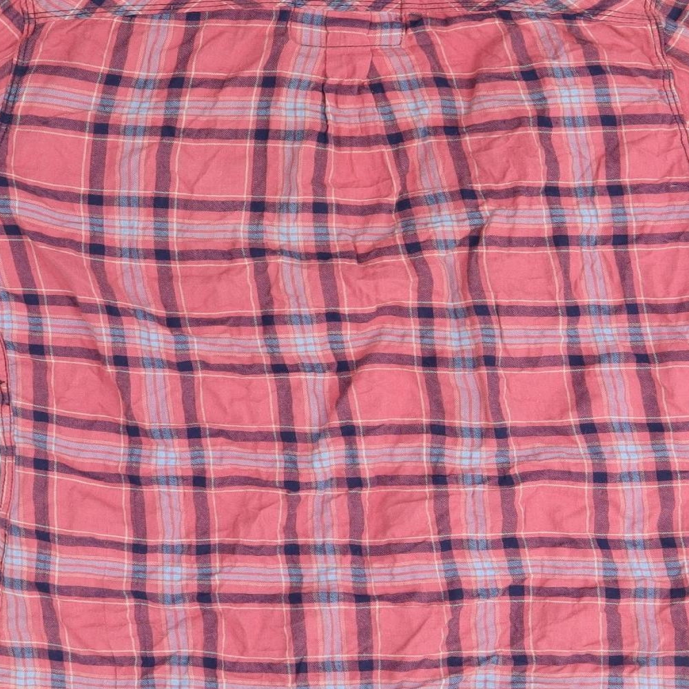 NEXT Mens Pink Check   Button-Up Size S