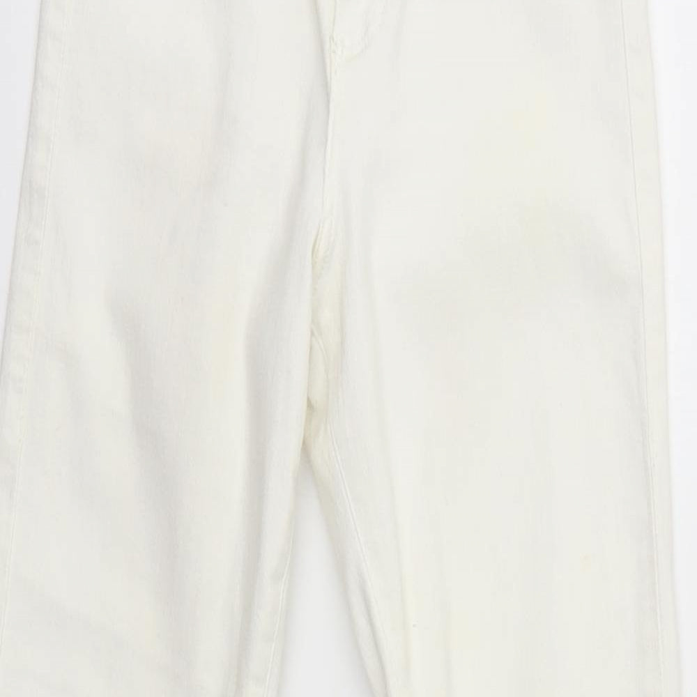 Topshop Womens White   Skinny Jeans Size 28 in L28 in