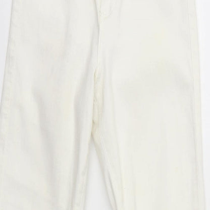 Topshop Womens White   Skinny Jeans Size 28 in L28 in