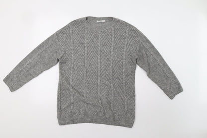 George Womens Grey   Pullover Jumper Size M