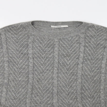 George Womens Grey   Pullover Jumper Size M