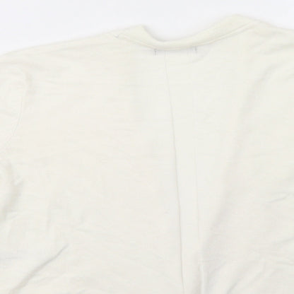 Womens UK Size 12 M&Co White Cardigan Jumper