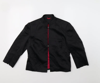 Principles Womens Black   Kimono Blazer Size 10