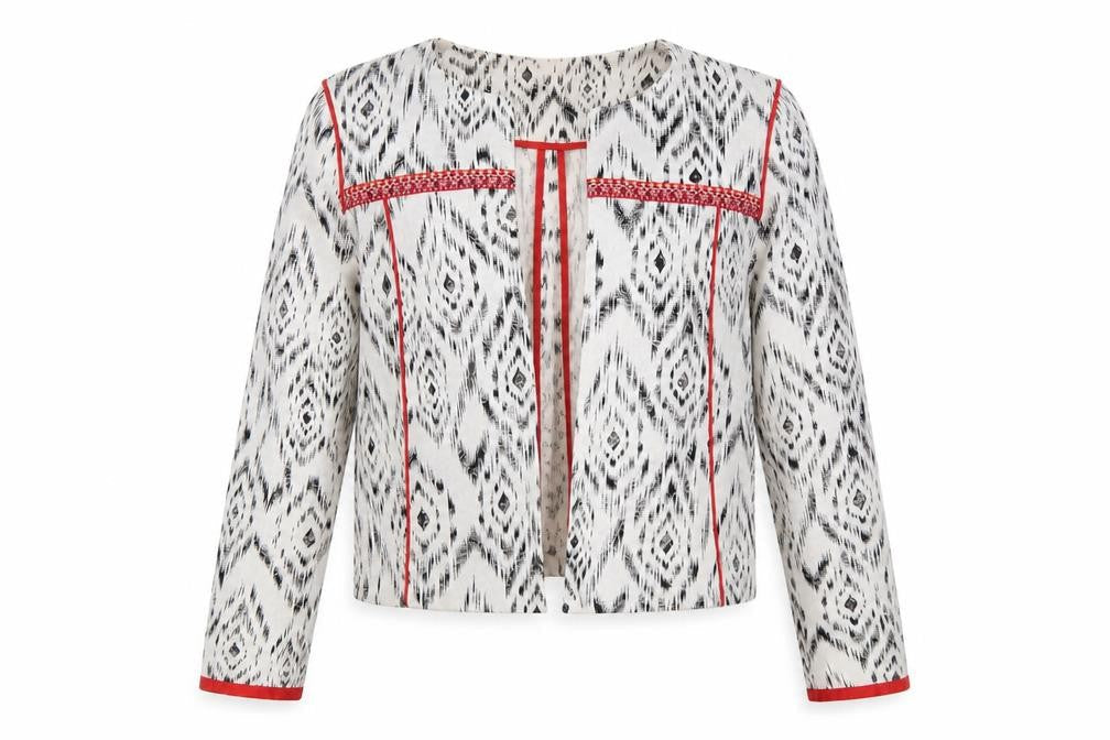 Womens UK Size 8 Primark White Jacket