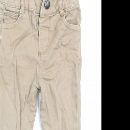 Denim Co Boys Beige   Jogger Jeans Size 9-12 Months