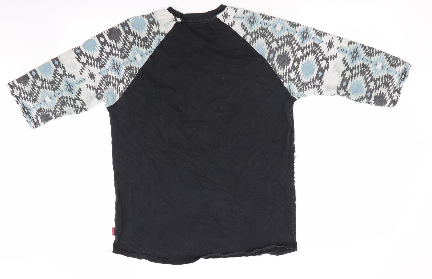 Asphalt Mens Black    Button-Up Size S