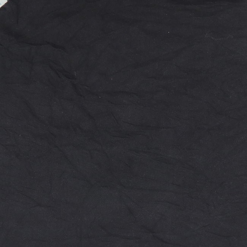 Asphalt Mens Black    Button-Up Size S