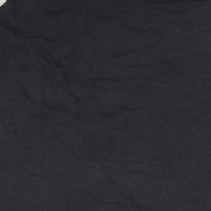 Asphalt Mens Black    Button-Up Size S