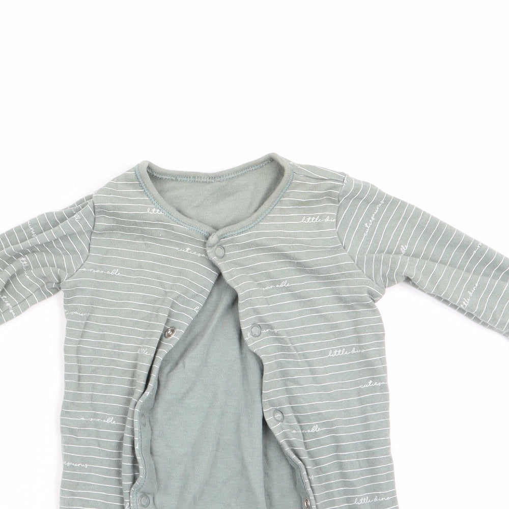 George Boys Green   Babygrow One-Piece Size 0-3 Months
