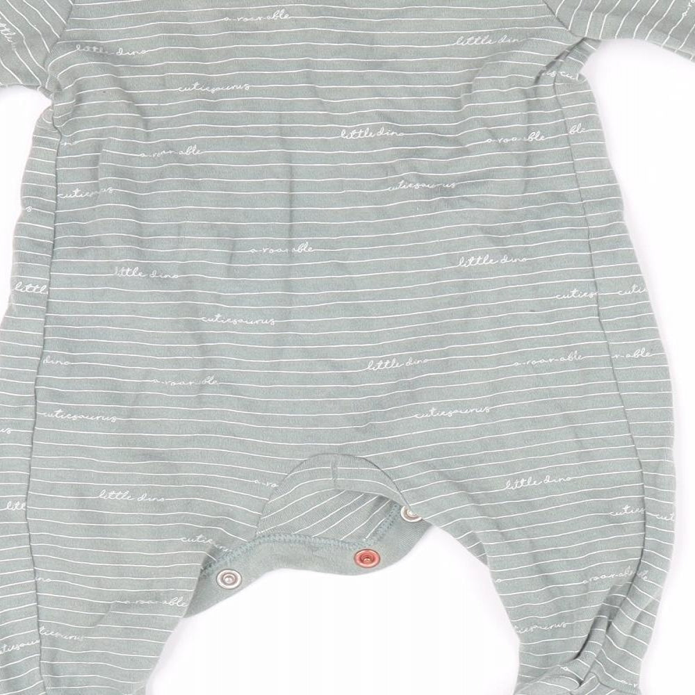 George Boys Green   Babygrow One-Piece Size 0-3 Months