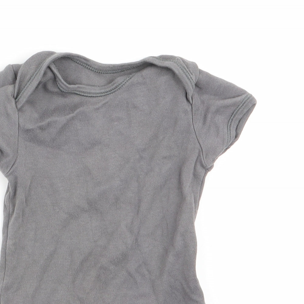 George Boys Grey   Romper One-Piece Size 9-12 Months