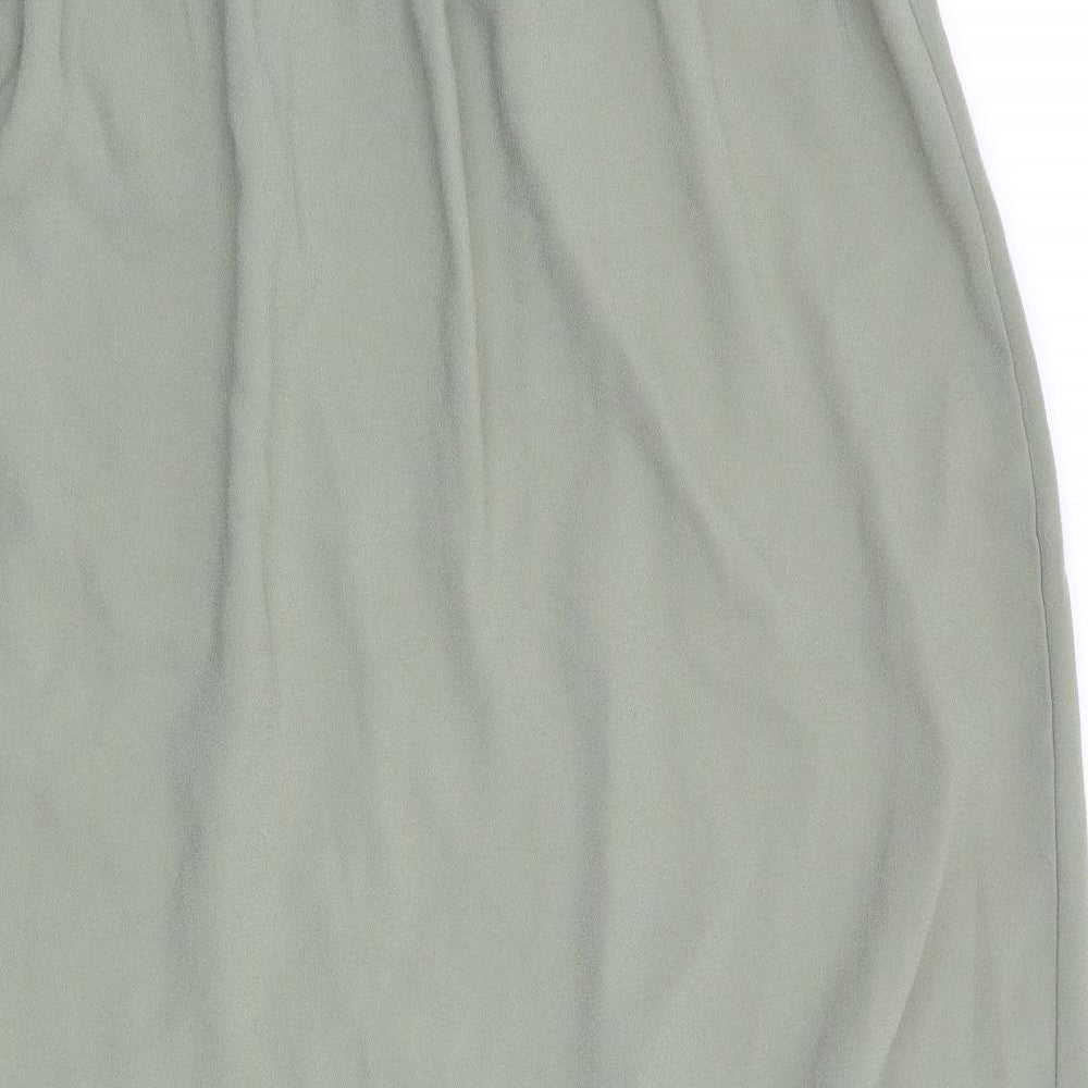 New Look Womens Green   A-Line Skirt Size 12  - Back Elastication
