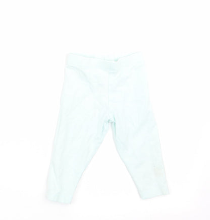 Fred & Flo Girls Green   Jogger Leggings Size 3-6 Months  - Mint Green