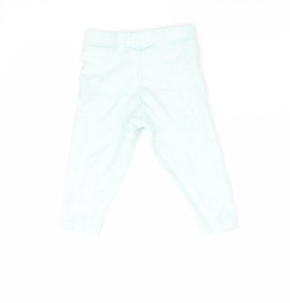 Fred & Flo Girls Green   Jogger Leggings Size 3-6 Months  - Mint Green