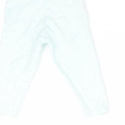 Fred & Flo Girls Green   Jogger Leggings Size 3-6 Months  - Mint Green