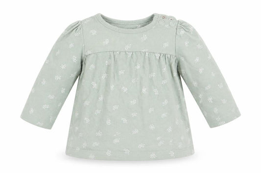 Nutmeg Girls Green Floral  Fit & Flare  Size 0-3 Months