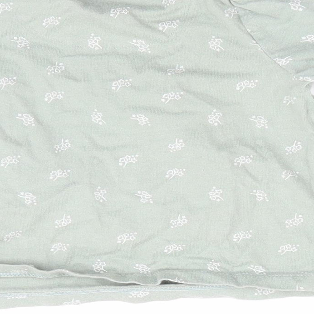 Nutmeg Girls Green Floral  Fit & Flare  Size 0-3 Months