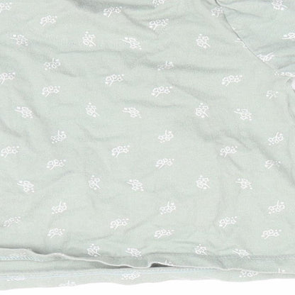 Nutmeg Girls Green Floral  Fit & Flare  Size 0-3 Months