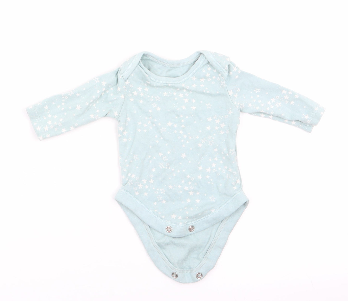 George Girls Green   Romper One-Piece Size 0-3 Months  - Star Print