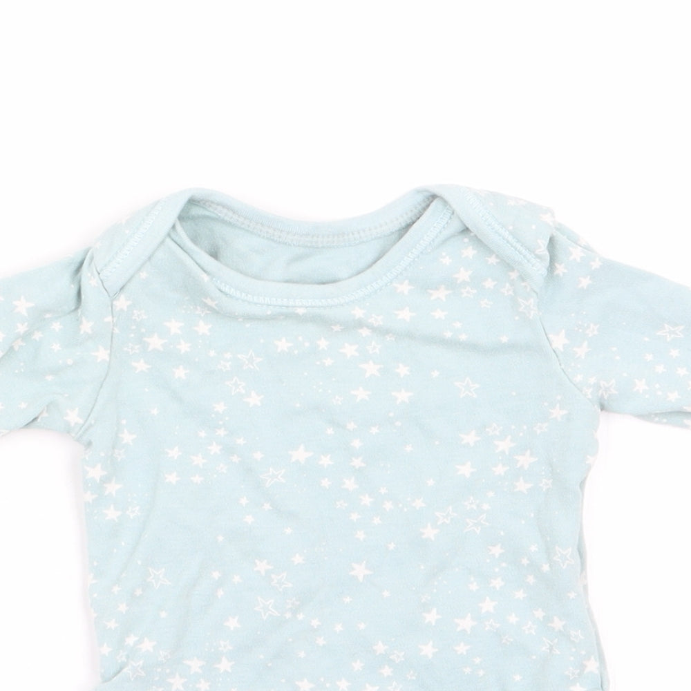 George Girls Green   Romper One-Piece Size 0-3 Months  - Star Print