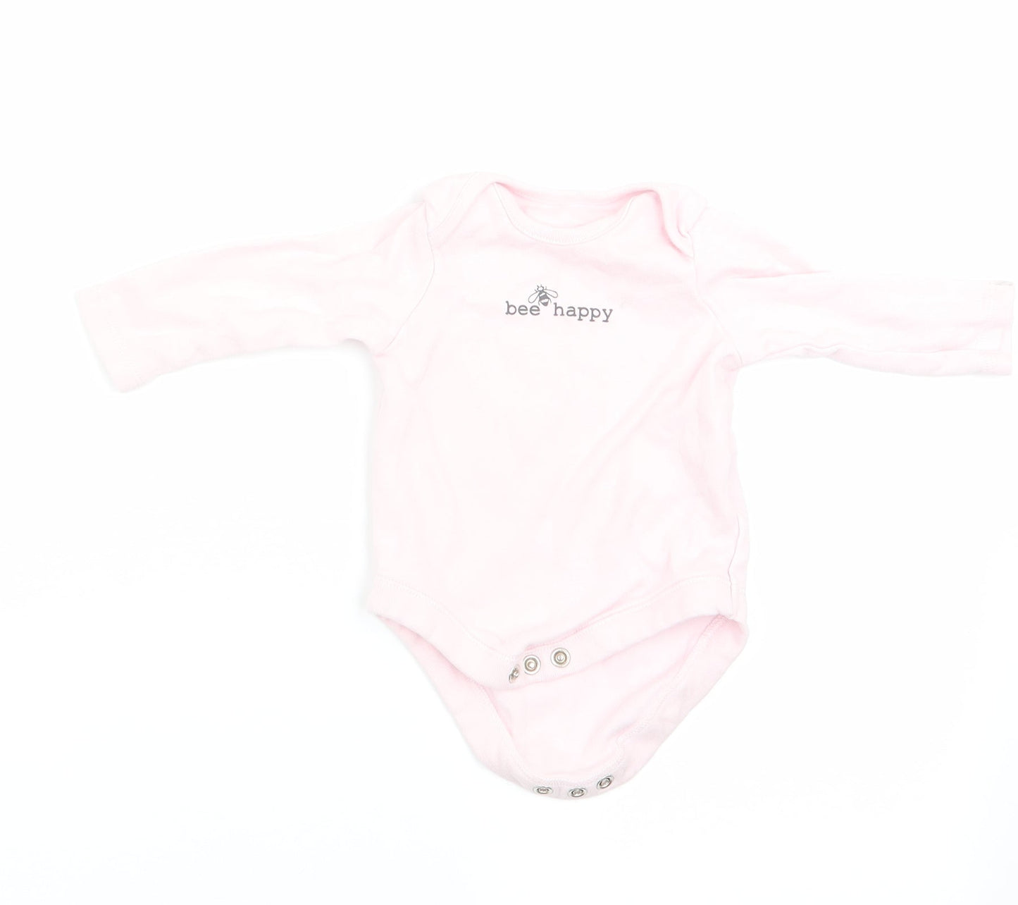 Florence and Fred Girls Pink Animal Print  Romper One-Piece Size 0-3 Months  - Bee Happy