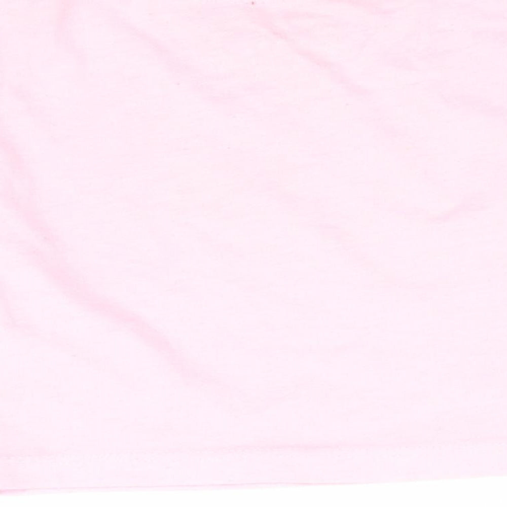 Primark Girls Pink   Basic T-Shirt Size 0-3 Months  - Smile