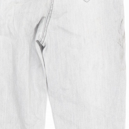 Denim Co Girls Grey   Skinny Jeans Size 10-11 Years - Distressed Jeans